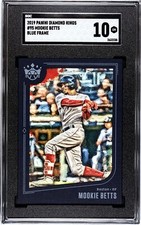 2019 Panini Diamond Kings #95 Mookie Betts BLUE FRAME SGC 10 GEM MINT