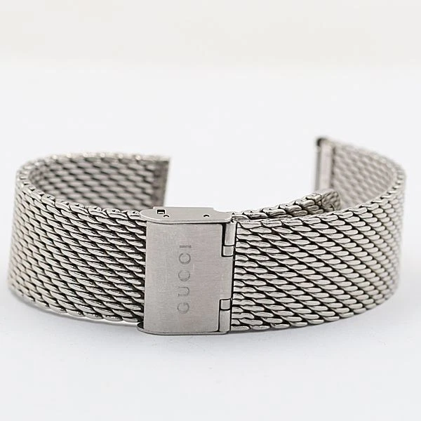 Gucci Bracelet Véritable Homme Montre Bracelet Pièces Couleur Argent 20mm pour Remplacement