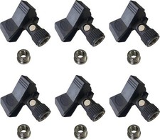 Audio2000'S AMC417 Series Universal Microphone Clip Holder with Adapter Packs