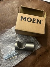Moen Align Modern Single Robe Hook Towel Hanger Brushed Nickel YB0403BN