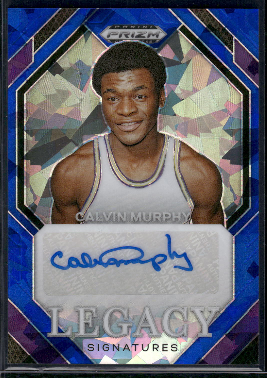 2024 Prizm Draft Calvin Murphy Blue Ice Legacy Auto /75