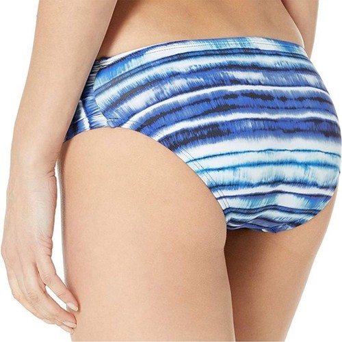 Traje de baño hipster fruncido lateral estándar para mujer La Blanca parte inferior azul talla 14 nuevo con etiquetas - Imagen 2 de 6