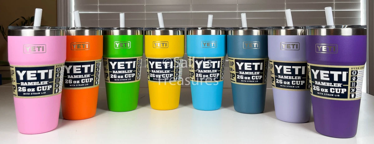 YETI Rambler 26 Oz. Bottle with Straw Cap New Colors!; Pick your favorite  color!