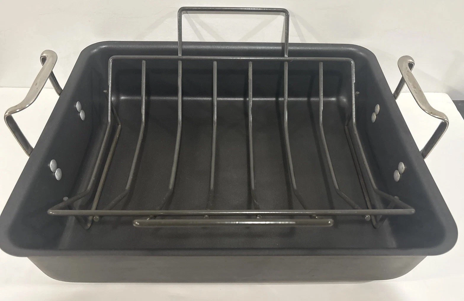 Calphalon Nonstick Hard Anodized Aluminum Roasting Baking Pan Rack 16"x 13" 1805