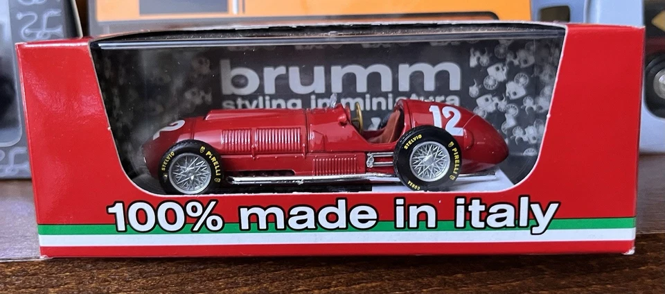 Ferrari 375 - Modellino scala 1:43 - GP Inghilterra 1951-Brumm Serie Limitata - Immagine 2 di 4