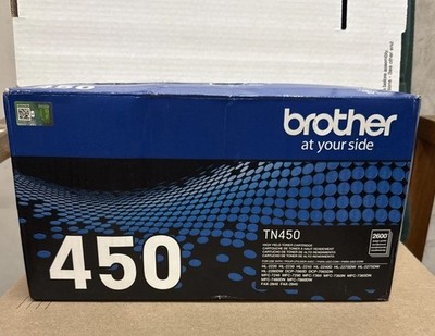 Brother TN-450 High Yield Black Toner Cartridge for Printers OEM Replacement