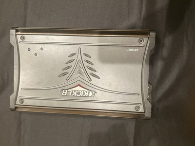 Kicker ZX1000.1 1000 Watt RMS Class D Monoblock ZX Series