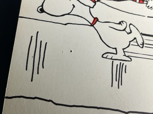 Snoopy & Lucy Hallmark Christmas Card Inscribed Used - Picture 7 of 14
