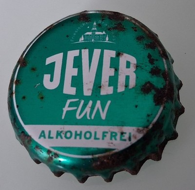 Crown caps Frisian brewery Jever fun alcohol-free Lower Saxony 1 piece KK.