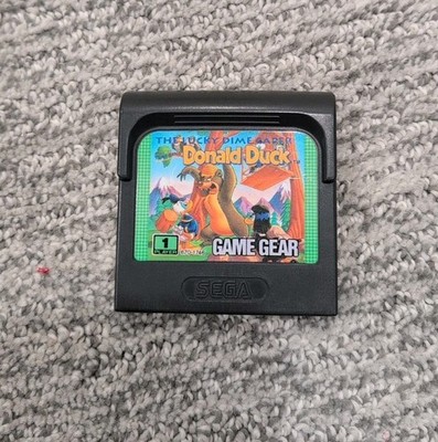 Lucky Dime Caper Starring Donald Duck Sega Game Gear 1992 Cartridge Only Tested