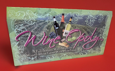 Wine-Opoly Full Bodied Well Balanced Wine Trading board Game Adults New