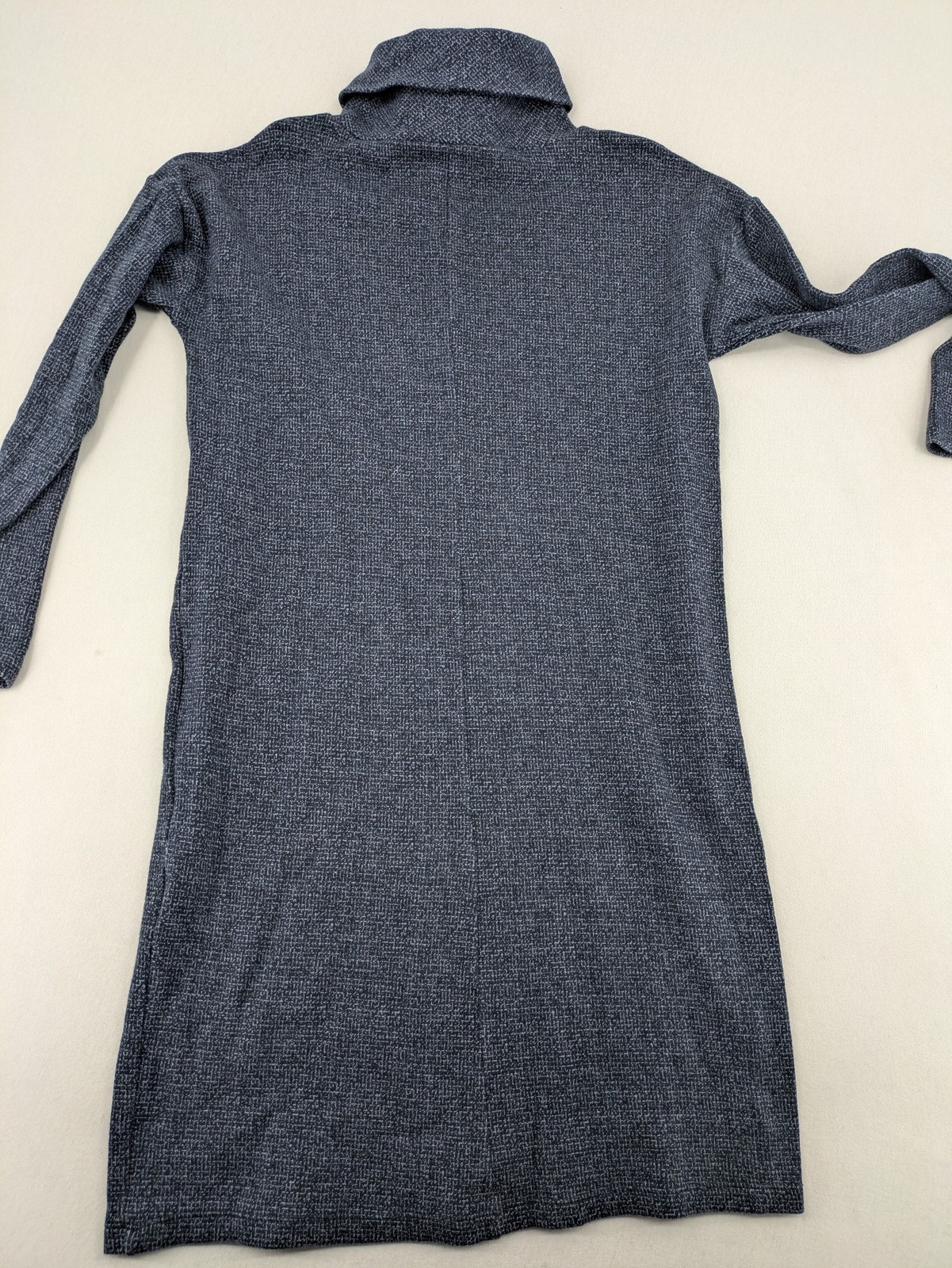 Opus Damen Pulloverkleid Wabina Grafik Rollkragen Größe DE 36 Blau Strick image 6