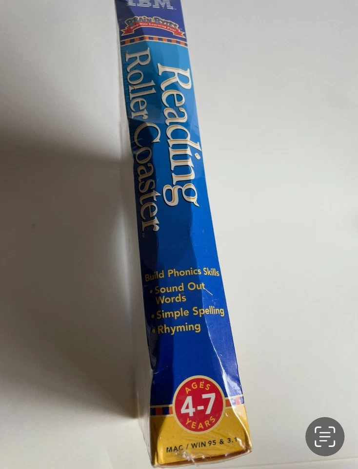 New IBM NEW Brain Bytes Reading Roller Coaster Mac/Windows 95 CD-ROM 1998 - Image 4 of 4