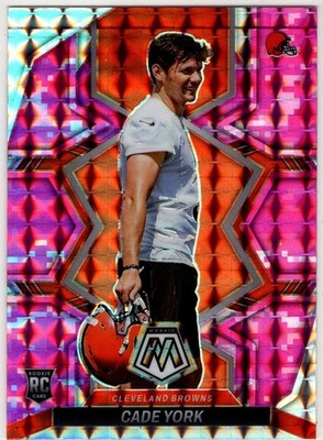 2022 Panini Mosaic Prizm Football Cade York No. 399 Cleveland Browns