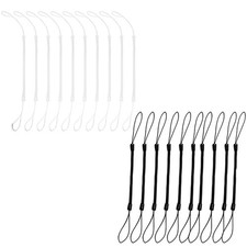 20 PCS Elastic Lanyard Tether for Stylus, Retractable Pen Leash with Plastic