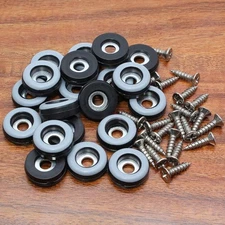 20Pcs 3/4 Inch Screw-On Furniture Sliders PTFE Chair Glides Floor Protectors Set
