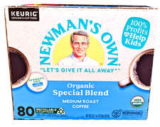 Newman's Own Organics Medium Roast K-Cup Special Blend 80 Count EXP 11/2026