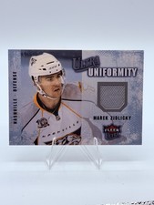 2008-09 Fleer Ultra - Uniformity Marek Zidlicky #UA-MZ (MEM)