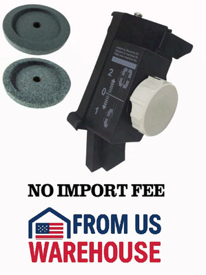 Sharpener Assembly Fitting Bizerba Slicers with Replacement Stones, Replaces 603