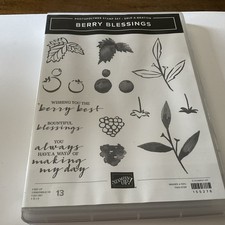 Stampin Up - Card Craft - Zestaw znaczków fotopolimerowych - Berry Blessings 