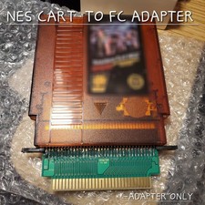 Nes Cart To Famicom Console ADAPTER ONLY.  72...