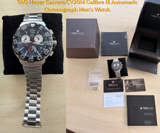 TAG Heuer Carrera CV2014 Calibre 16 Automatic Chronograph Men's Watch Excellent