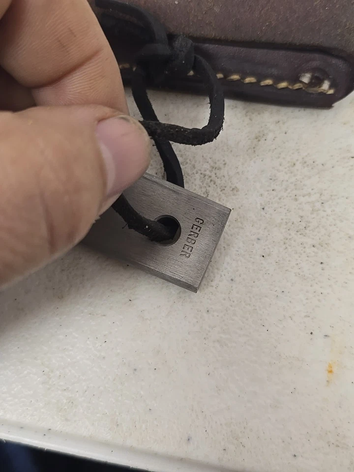 Cincel vintage Gerber Steel Hone 97223 Portland Ore 5" Foto 3 de 4