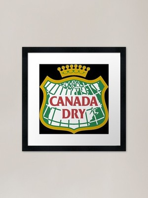 Canada Dry Ginger Ale gerahmte Kunst Pr gerahmtes Wandbild Poster Leinwanddruck Bild
