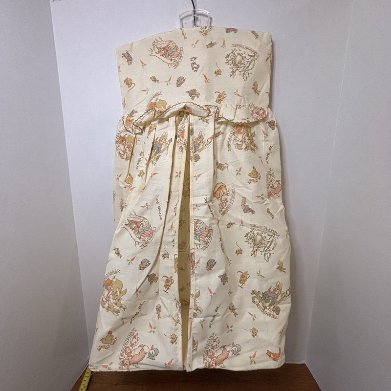 VINTAGE Quiltex Beatrix Potter Peter Rabbit Diaper Hanger 70s-80s RARE