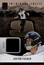 2024 Donruss Elite #IJS-JTU Justin Tucker Influential Jerseys #/500