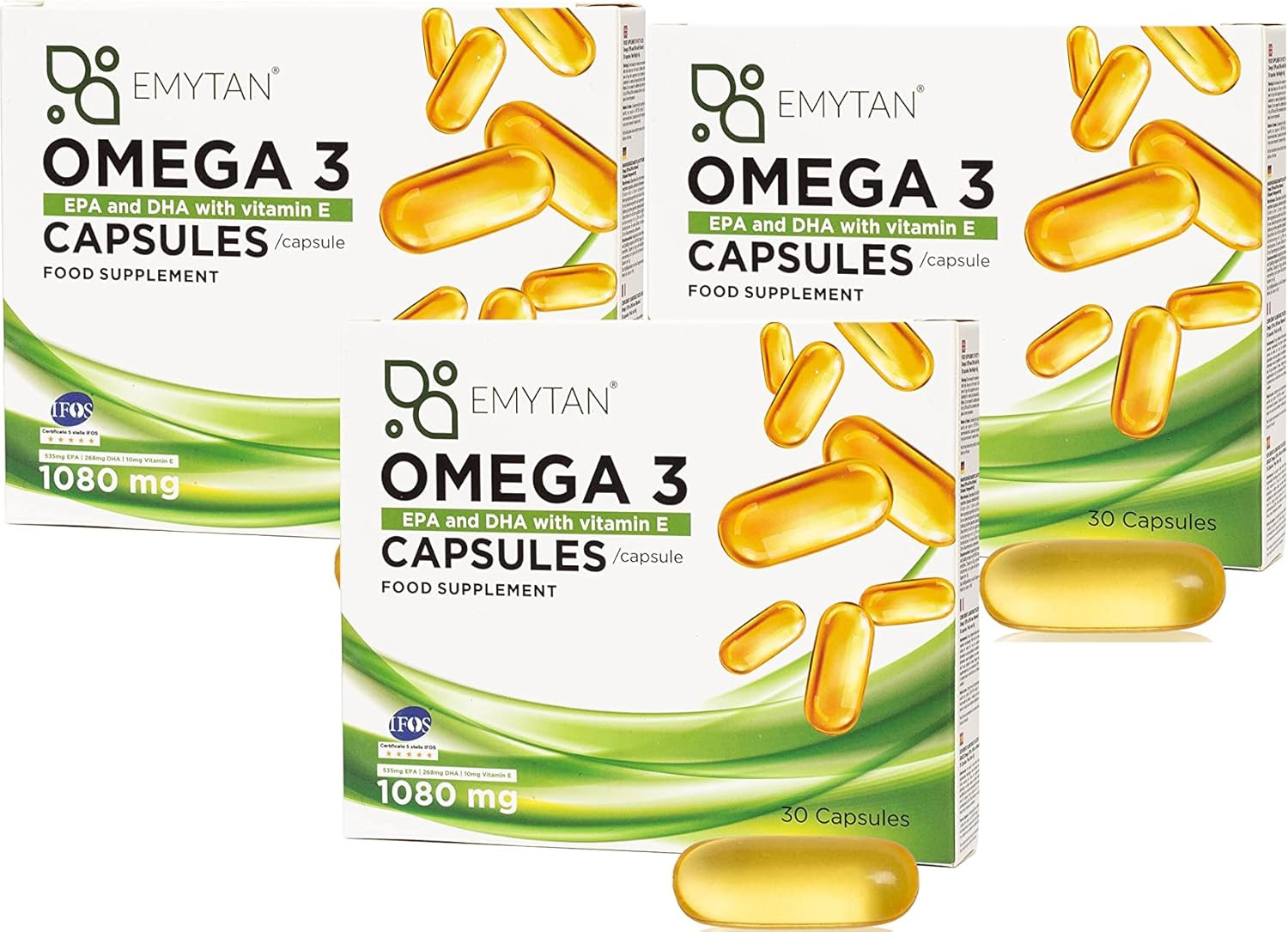 Omega 3 1080mg Integratore Famiglia - Salute Cuore e Vista IFOS