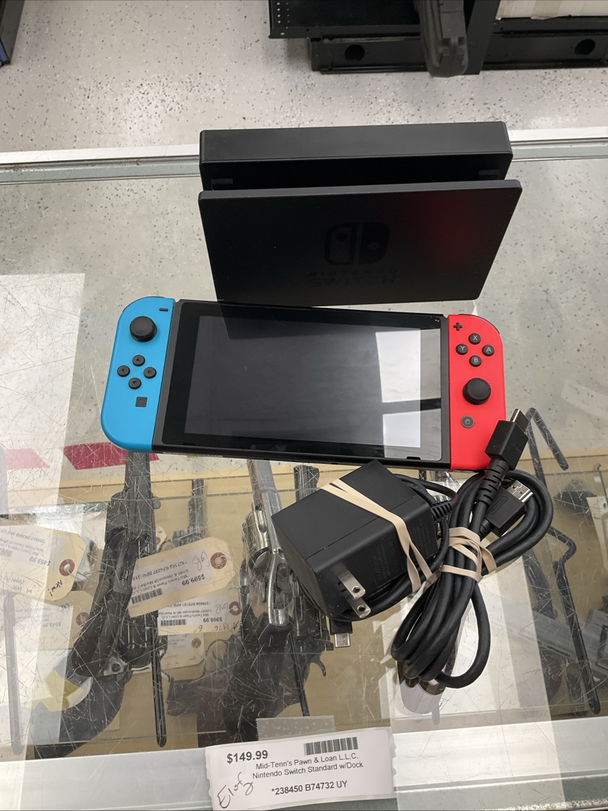 Nintendo Switch 32GB Handheld Console - Neon Red/Neon Blue 238450