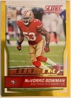 2016 Score - NaVorro Bowman #279 Jumbo Gold Zone /99