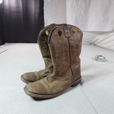 Smoky Mountain Boots Western Boots Kids Size 5.5 Brown Leather Cowboy Pull On