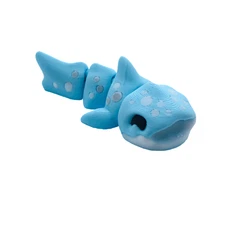 3D Printed Cute Baby Whale Shark Articulating Mini 2.8 Inch US Made Custom