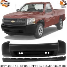 Front Bumper Face Bar Paintable Kit For 2007-2013 Chevrolet Silverado 1500