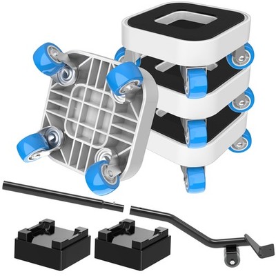 Furniture Mover, Lifter Tool Set, 360 Wheels, 750lb Capacity, Dolly, Sliders