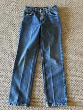 Vintage Levis USA Made Jeans Youth 14 Orange Tab 25  Inseam  Read Description  