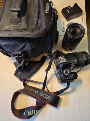 Canon EOS 1100D / Rebel T3 12.2 MP SLR-Digitalkamera - Schwarz (Kit mit EF-S...