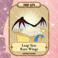 Animal Jam Classic AJC  Leap Year Rare Wings READ DESCRIPTION 