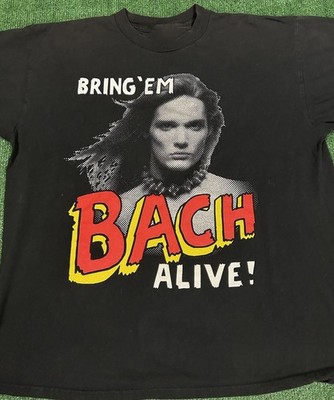 Sebastian Bach Bring Em Bach Alive Tee Shirt Black Unisex S-5XL 1J1092
