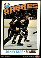 1976 Topps #222 Danny Gare Sabres 4 - VG/EX