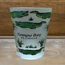 Tampa Bay Florida Shot Glass W Alligators Gators agiftcorp 2-1/4” Drinking Shots
