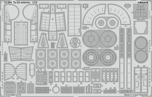 Eduard 72694 1/72 Exterior for TRP Photo Etch Detail Set