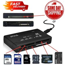 Memory Card Reader All in One 1 USB Adapter SD SDHC Mini Micro M2 MMC XD CF MS