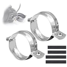 Motorcycle Turn Signal Bracket, Metal Motorcycle Modified Turn 32MM-41MM Silver