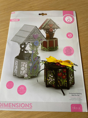 Tonic Studios ENCHANTED WISH WELL Geschenkbox Stanzenset, Fairytale, Fantasy