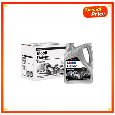 Mobil Delvac Extreme 15W-40 Full Synthetic Diesel Engine Oil, 1 Gallon Pack New