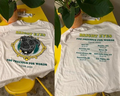 Bright Eyes Too Precious For Words Tour 2025 T-Shirt