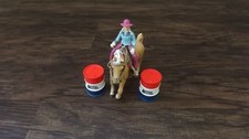 Schleich Farm World Rodeo Series: Cowgirl Barrel Racing Lot Toy Figures Horse